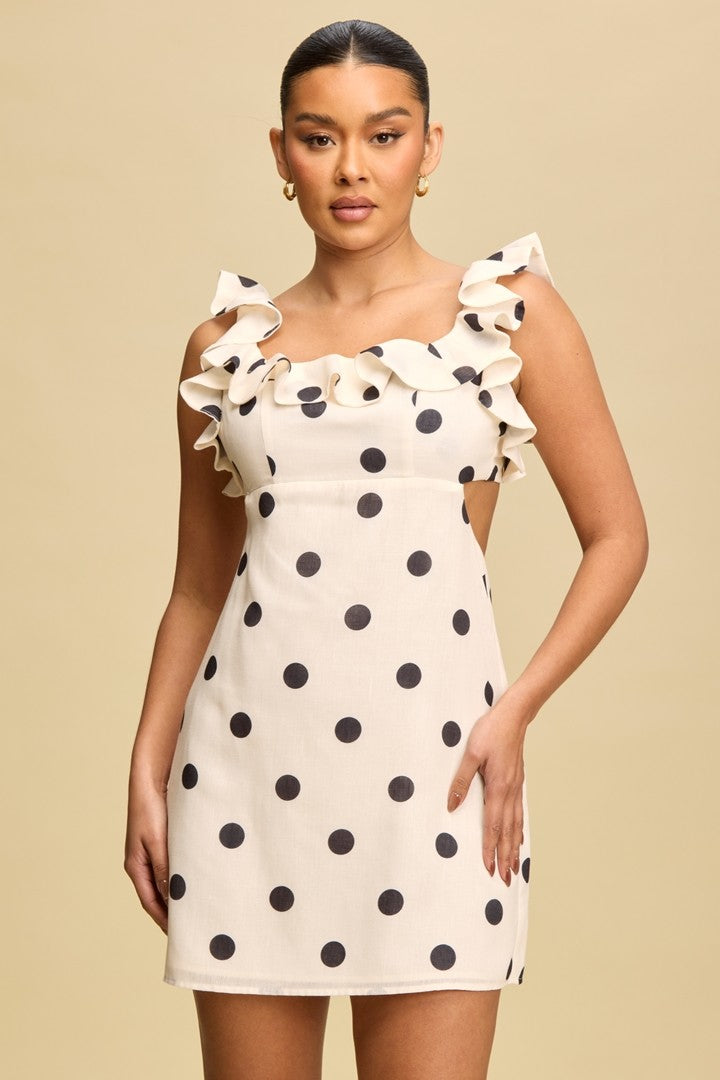 Polka Dot Ruffle Dress