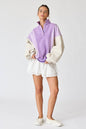 Lavender Color Block Sweatshirt