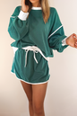 Country Club Skirt Set Pink & Green